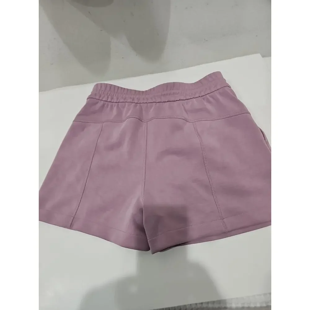 Lululemon Size 8 Nightfall Softstreme High Rise Shorts 4" Athleisure Performance - Picture 5 of 11